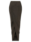 Rick Owens Soft Pillar Long Skirt