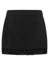 Rick Owens Fog Cutoff Skirt