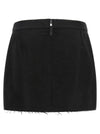 Rick Owens Fog Cutoff Skirt
