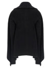 Rick Owens Hooded Medium Wrap Cardigan