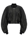 Rick Owens Secchia Cropped Flight Bomber Jacket