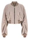Rick Owens Secchia Cropped Flight Bomber Jacket