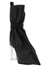 Rick Owens Pull On Cuffed Taquito Ankle Boots