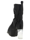 Rick Owens Pull On Cuffed Taquito Ankle Boots