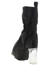 Rick Owens Pull On Cuffed Taquito Ankle Boots