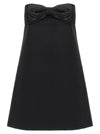 Self-Portrait Self Portrait Black Crepe Bandeau Mini Dress