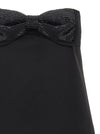 Self-Portrait Self Portrait Black Crepe Bandeau Mini Dress
