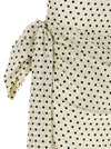 Self-Portrait Polka Dot Satin Tie Side Mini Dress