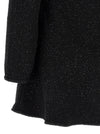 Self-Portrait Black Sequin Knit Mini Dress