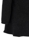Self-Portrait Black Sequin Knit Mini Dress
