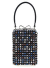 Self-Portrait Multi Crystal Chainmail Handbag