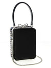 Self-Portrait Multi Crystal Chainmail Handbag