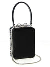 Self-Portrait Multi Crystal Chainmail Handbag