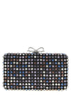 Self-Portrait Multi Crystal Chainmail Clutch