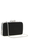 Self-Portrait Multi Crystal Chainmail Clutch