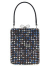Self-Portrait Self Portrait Multi Crystal Chainmail Mini Handbag