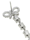 Self-Portrait Bow Pearl Droplet Earrings