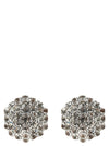 Self-Portrait Crystal Flower Earrings