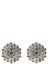 Self-Portrait Crystal Flower Earrings