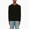 Roberto Collina Black cotton crew-neck sweater