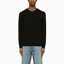  Roberto Collina Black cotton crew-neck sweater