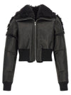 Rick Owens Flight Jkt Cropped Bomber Jacket