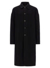 Rick Owens Buttoned Brad Coat