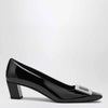 ROGER VIVIER Belle Vivier patent leather black décolletés