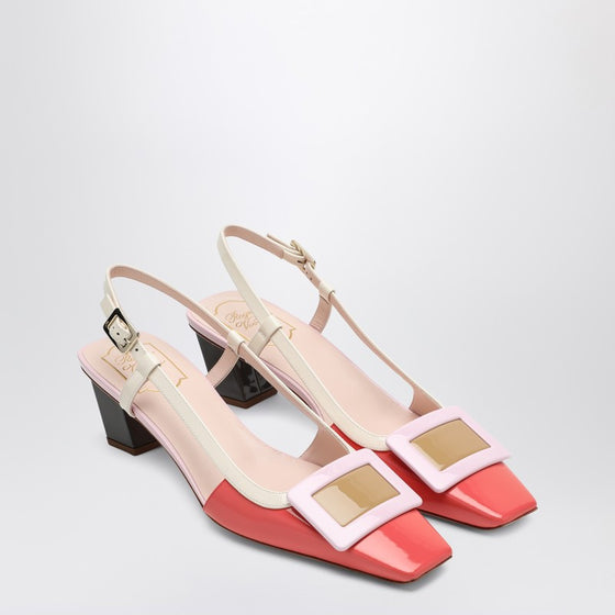 ROGER VIVIER Belle Vivier patent leather slingback