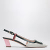 ROGER VIVIER Belle Vivier multicolour patent leather slingback