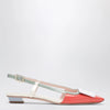 ROGER VIVIER Multicolour Belle Vivier Slingback Ballerinas in patent leather