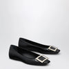 ROGER VIVIER Black patent leather ballet flats