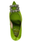 Roger Vivier Flower Strass Pumps