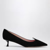 ROGER VIVIER I Love black suede decolletés