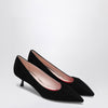 ROGER VIVIER I Love black suede decolletés