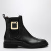 ROGER VIVIER Black Viv Rangers low boots