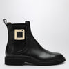 ROGER VIVIER Black Viv Rangers low boots