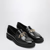ROGER VIVIER Black patent leather Viv'' Rangers loafer