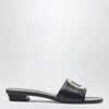 ROGER VIVIER Square buckle leather slides