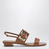 ROGER VIVIER Belle Vivier leather mules Cognac