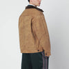 Needles Brown cotton zip jacket
