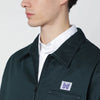 Needles Green zip shirt jacket