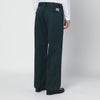 Needles Green cotton-blend trousers