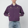 Needles Purple shirt with yellow embroidery