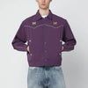 Needles Purple shirt with yellow embroidery