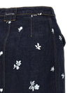 Lanvin All-over Embroidery Skirt