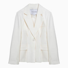  Margaux Lönnberg White Ryder single-breasted jacket in wool blend