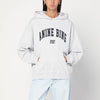 ANINE BING Light grey hooded sweatshirt