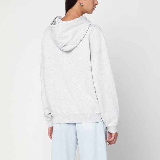 ANINE BING Light grey hooded sweatshirt
