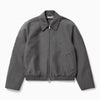 1989 STUDIO Light zip-up jacket dark grey